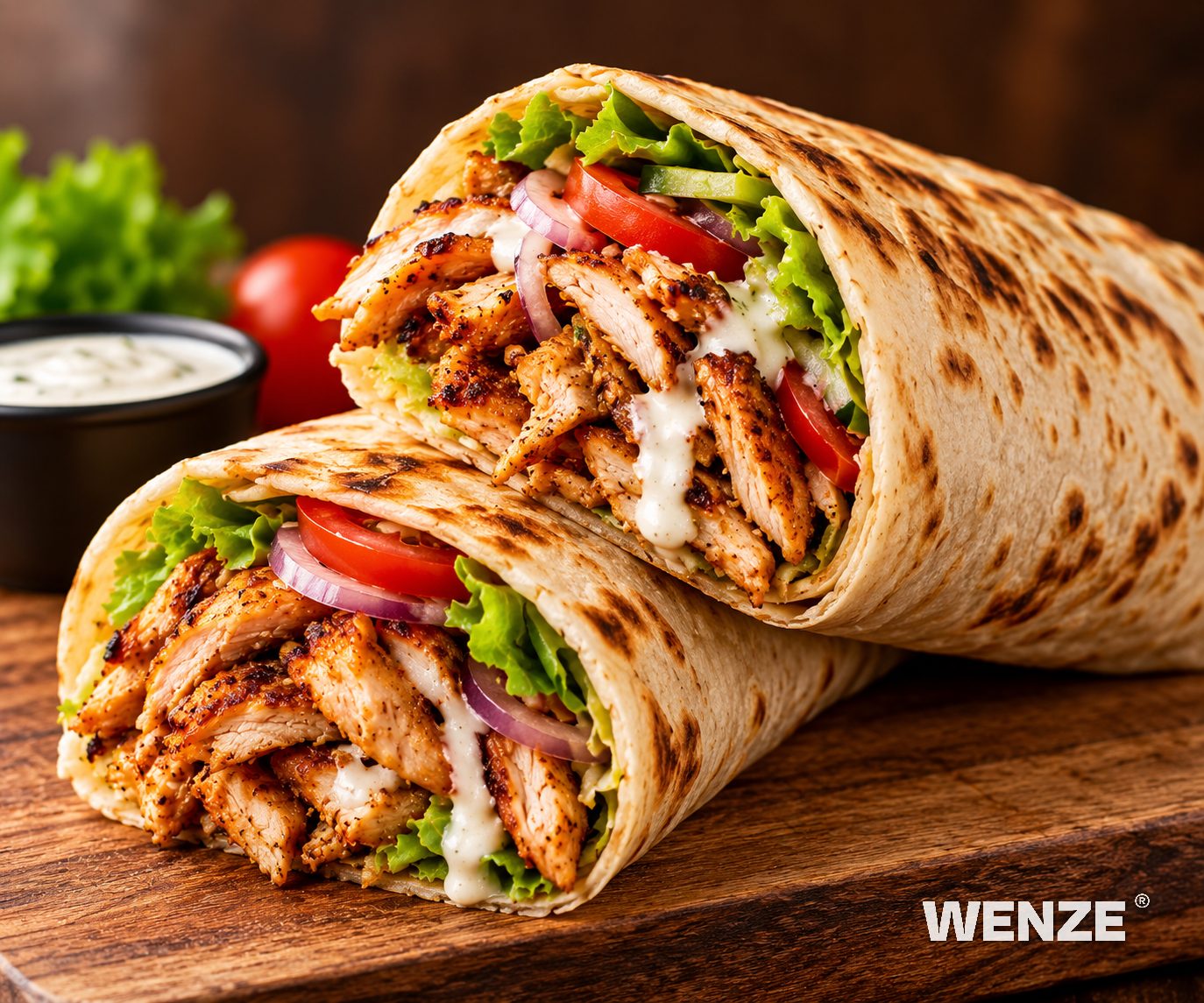 Shawarma poulet et boeuf avec livraison